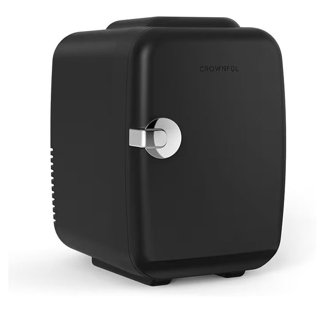 CROWNFUL 小型冷蔵庫 4L 冷温庫 【保冷・保温】 ミニ冷蔵庫 ポータブル