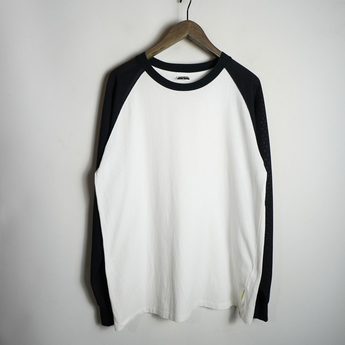 正規 90s GOODENOUGH グッド イナフ メッシュ 切り替え ラグラン長袖T