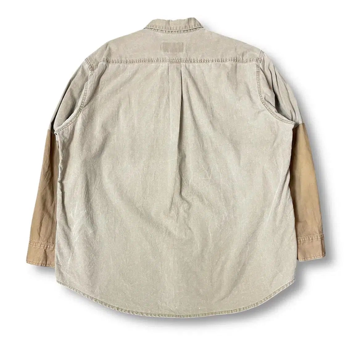 ヴィンテージ オーバーサイズ ビッグポケット 刺繍 ハンティング シャツ XXL