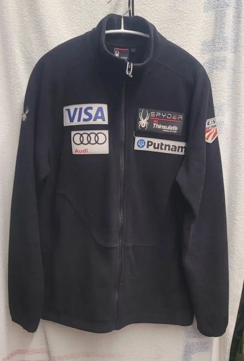 SPYDER（スパイダー）ブラック フリース ジャケット - メルカリ