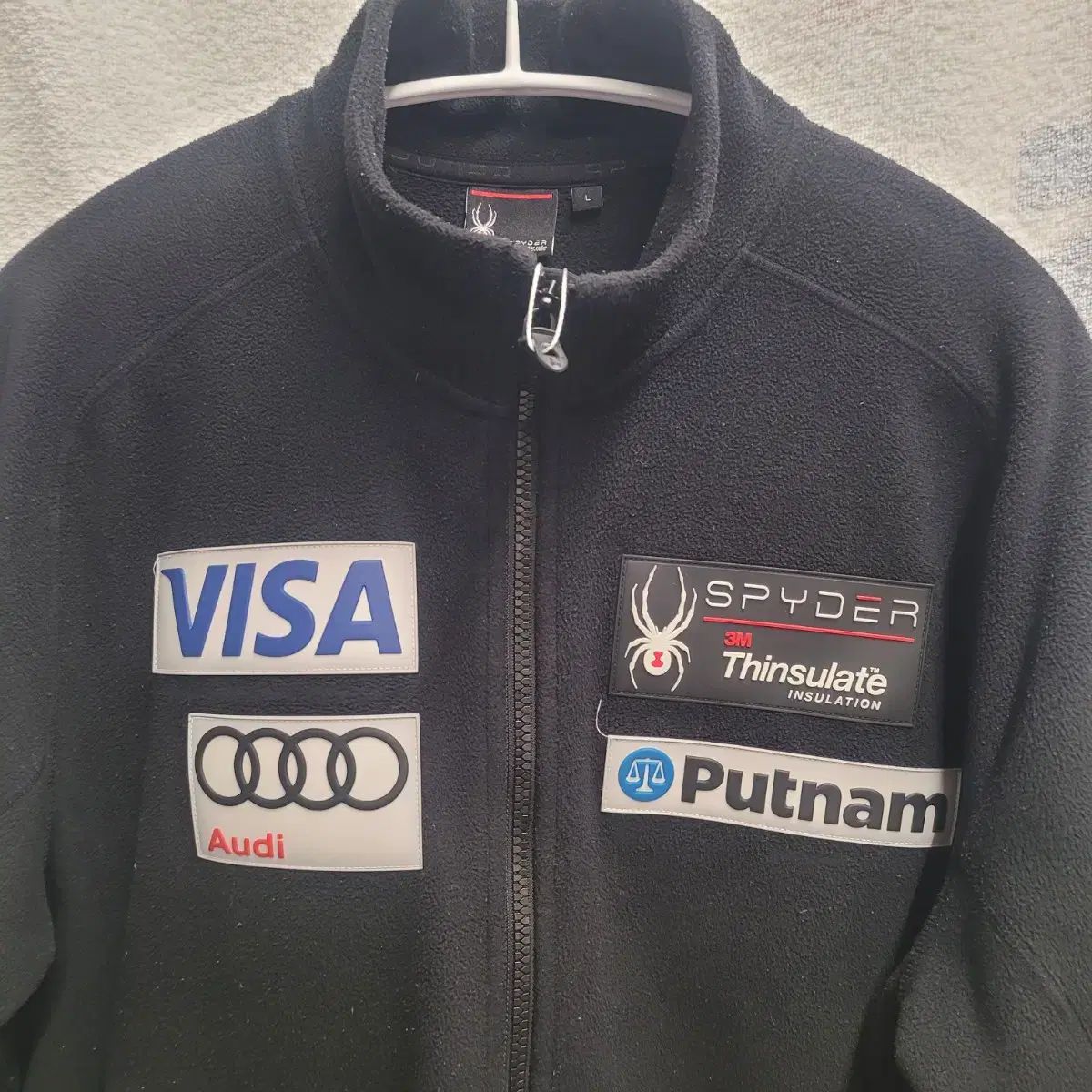 SPYDER（スパイダー）ブラック フリース ジャケット - メルカリ
