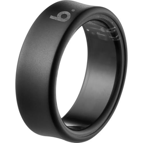 【新品】b.ring スマートリング G1 チタンモデル 健康管理 睡眠管理 AI分析 最長7日間持続 Android iPhone対応 ブリング 専用アプリ 超軽量 マット IP68 防水 歩数計 日本語取扱説明書/チタンブラック US7号 ca53a834