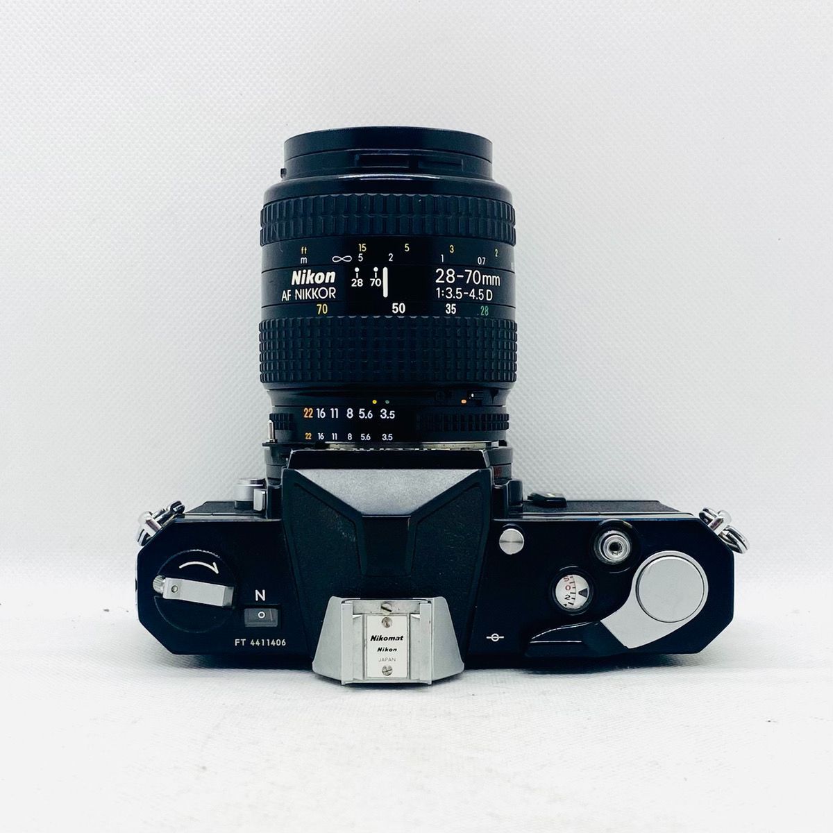 Nikon Nikomat FT N ブラックボディ フィルムカメラ AF NIKKOR 28-70mm