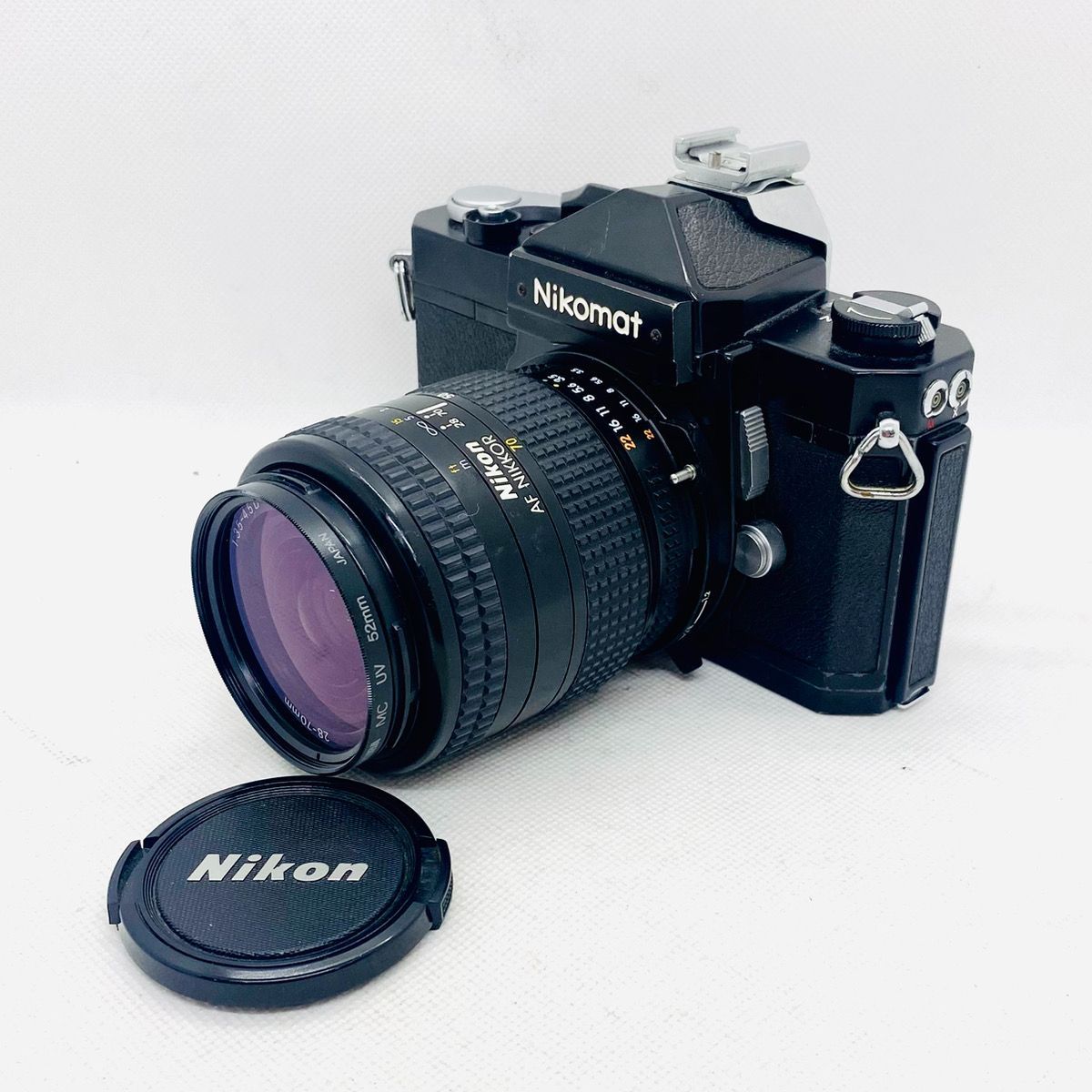Nikon Nikomat FT N ブラックボディ フィルムカメラ AF NIKKOR 28-70mm
