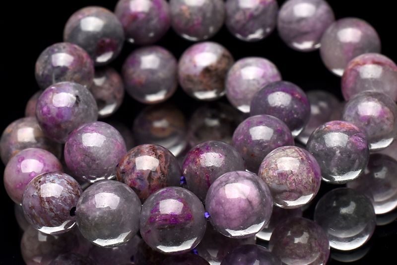  １点物 高品質AA 厳選入荷 スギライト 杉石 6 5 mm ブレスレット パワーストーン 天然石 _U 8273 ブレスレット バングル アクセサリー