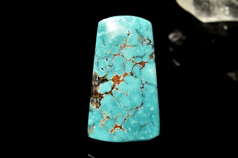 1点物】天然◇希少 ターコイズ 22x13mm プレート ルース