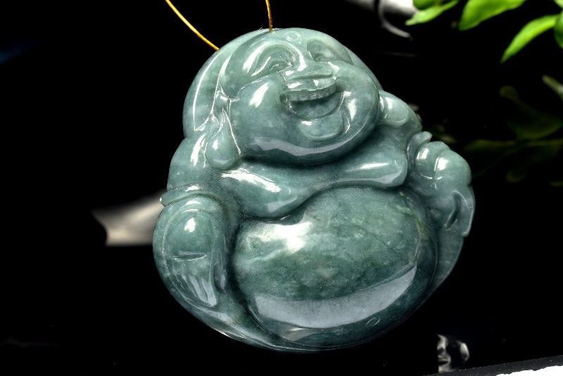 1点物】アテマラ産◇希少マンサーノ翡翠 ブルージェダイト 青翡翠