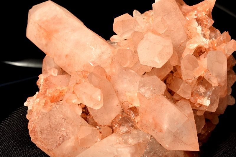 1点物】タンジェリンクォーツ 89x88x53mm クラスター 原石