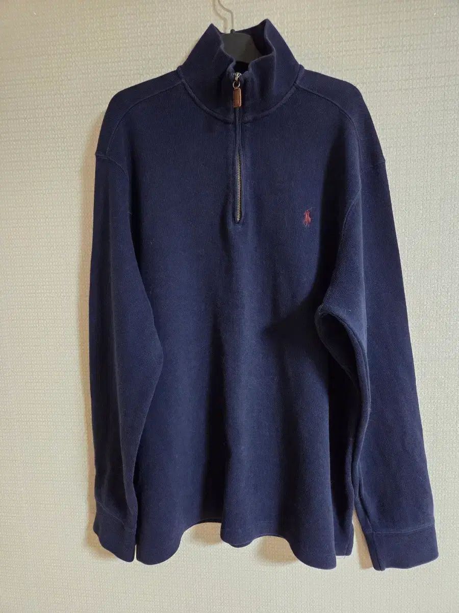 ポロ ラルフローレン 高品質 ハーフネック ネイビー ニット スウェット