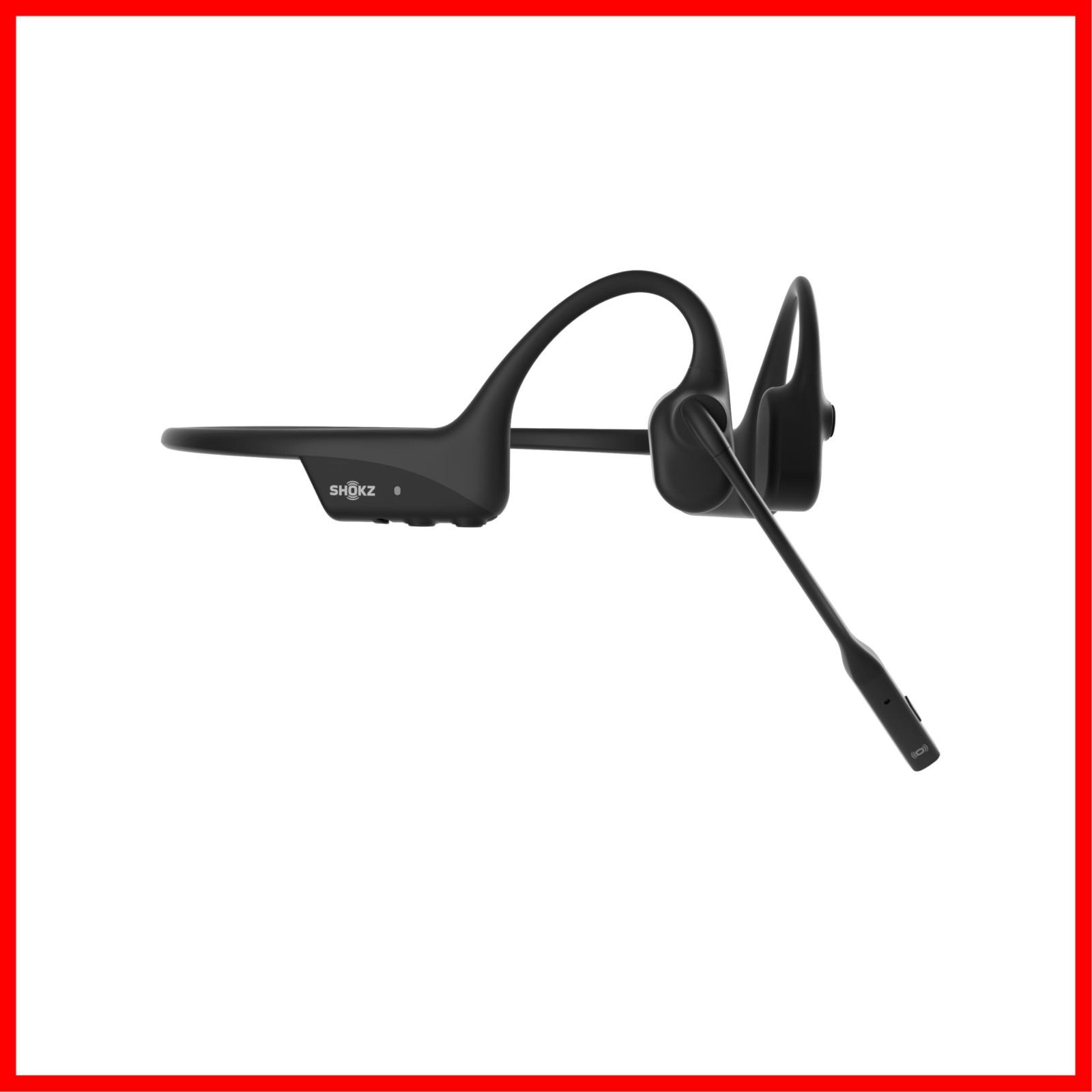 OpenComm 2 2025 ショックス Upgrade ビジネスイヤホン 骨伝導 ワイヤレス bluetooth 5.1 オープンイヤーヘッドホン 耳を塞がない 自動ペアリングヘッドフォン Shokz マイク付き 技適認証済み ノイズキャンセリ