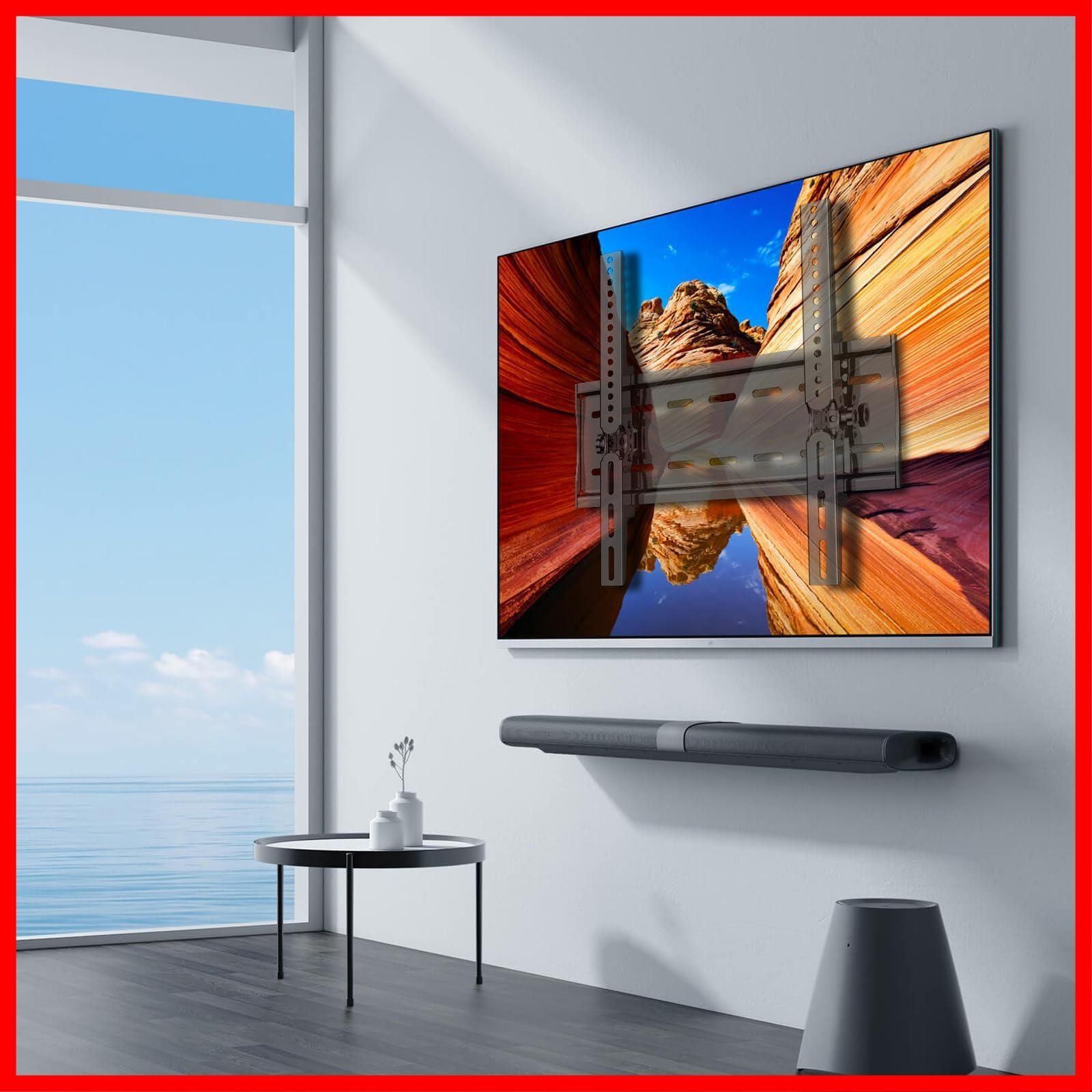 人気商品】LED 耐荷重50kg LCD ティルト式 壁掛けテレビ金具 32 上下