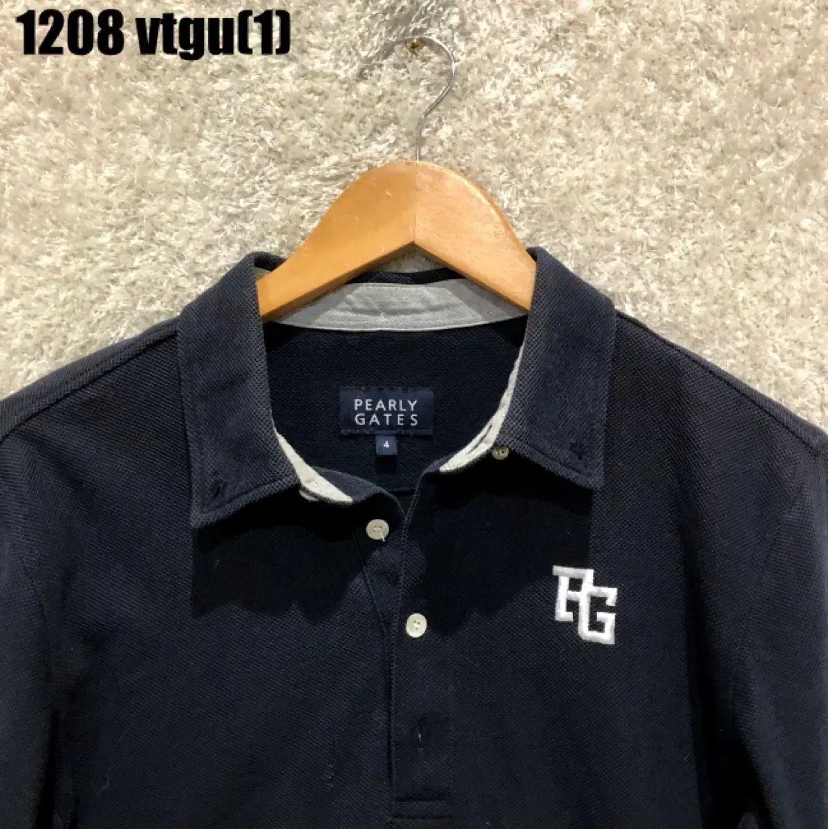 PEARLY GATES 長袖 ポロTシャツ ネイビー m - メルカリ