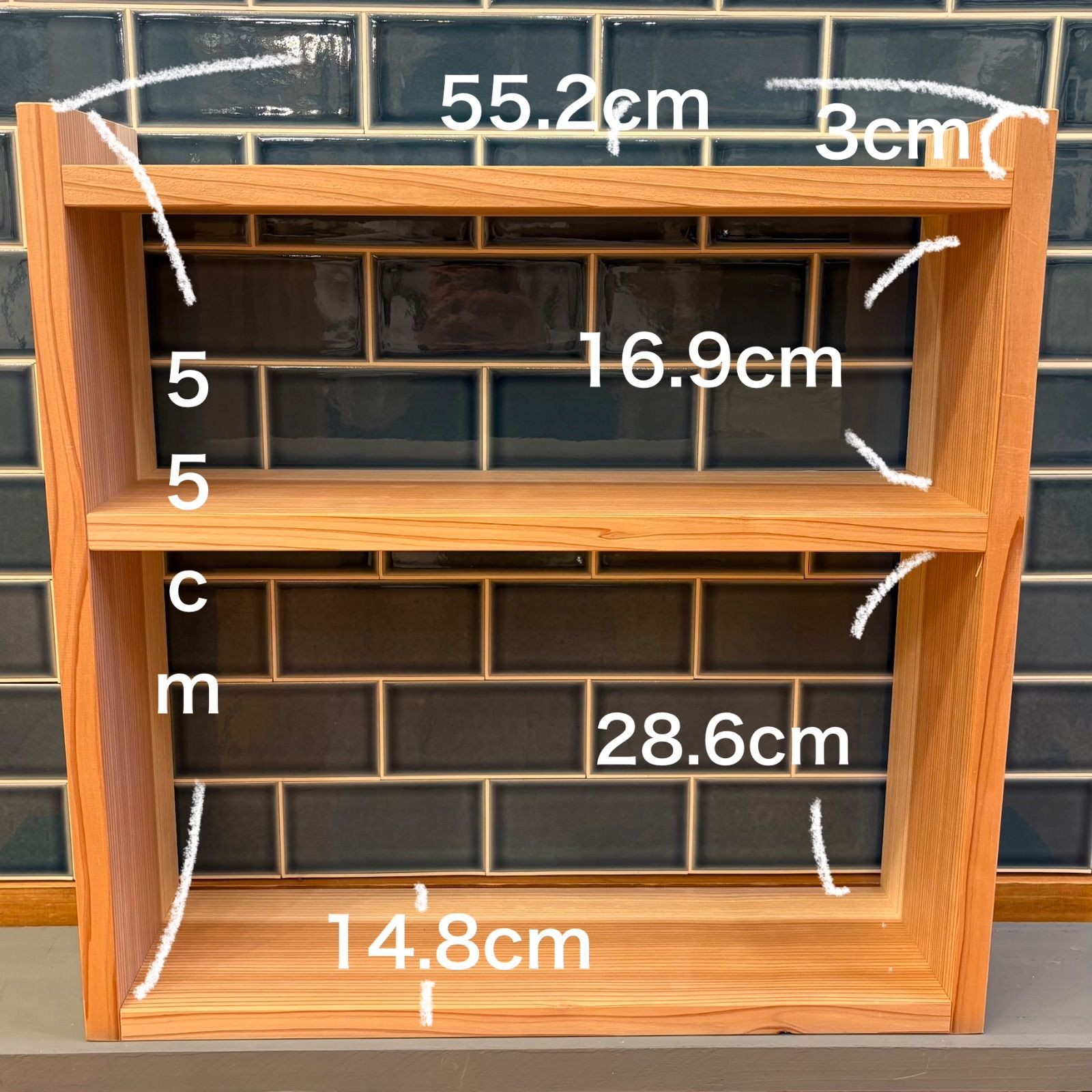 木 ハンドメイド マルシェラック ディスプレイ台 - メルカリ