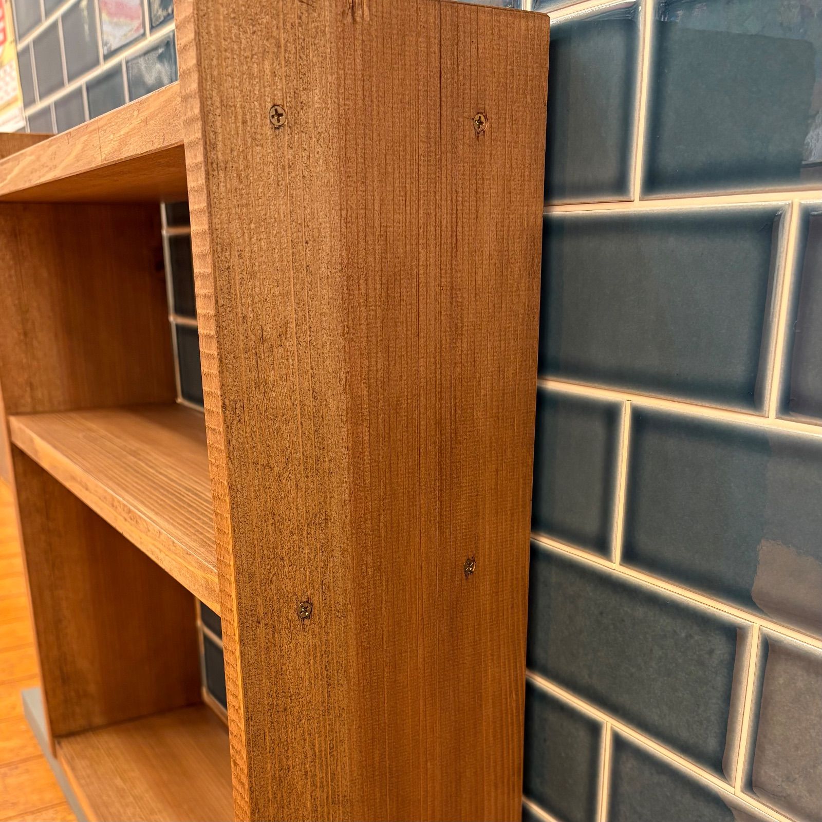 木 ハンドメイド マルシェラック ディスプレイ台 - メルカリ