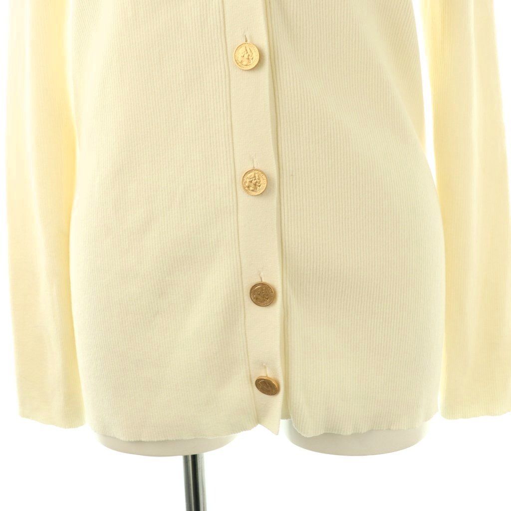 ★未使用★MUSEドゥーズィエムクラス クルーネックニット長袖カーディガン MUSE de Deuxieme classe（ミューズデドゥーズィエムクラス）の「*FF