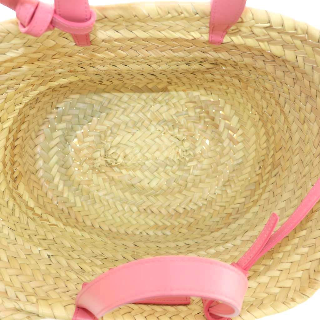 セリーヌ CELINE Teen Trionphe トリオンフ かごバッグ ラフィア