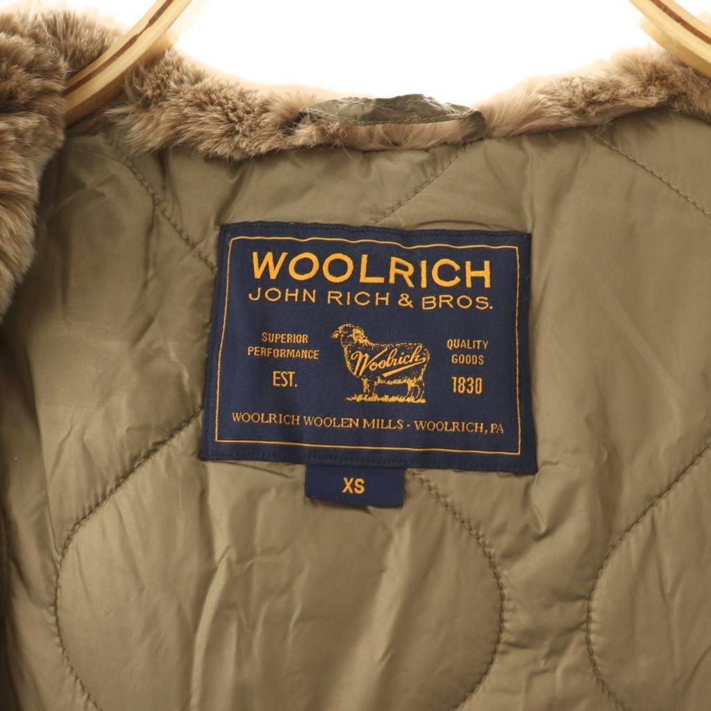 ウールリッチ WOOLRICH モッズコート アウター ラビットファー XS