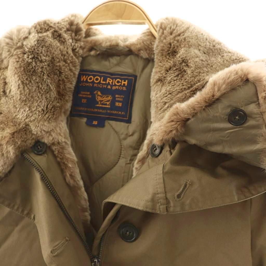 ウールリッチ WOOLRICH モッズコート アウター ラビットファー XS