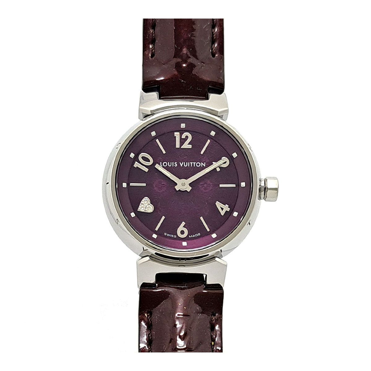 ルイヴィトン タンブール Q121D クオーツ ステンレススティール