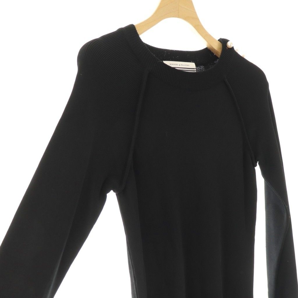 ボーダーズアットバルコニー BORDERS at BALCONY PEARL TOP ニット