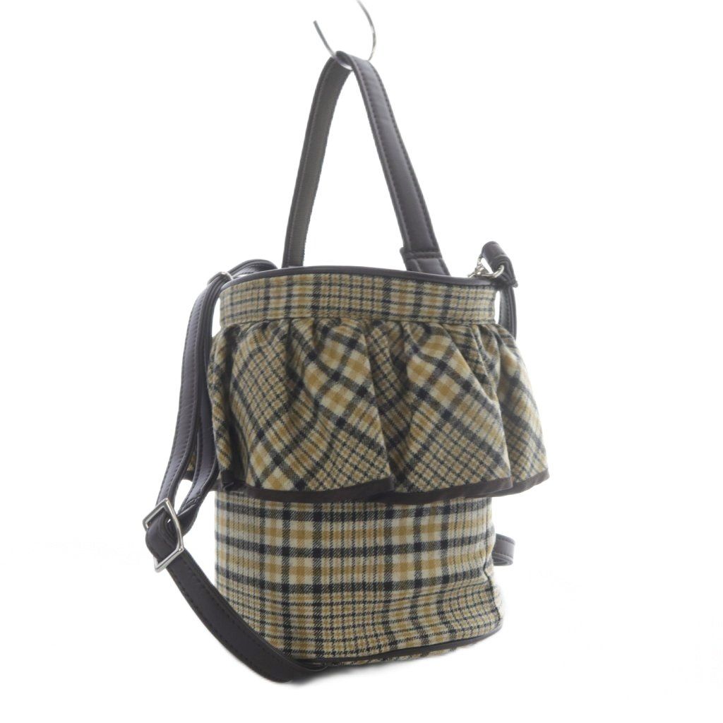 セツコサジテール setsuko sagittaire ネルチェック 2wayショルダー