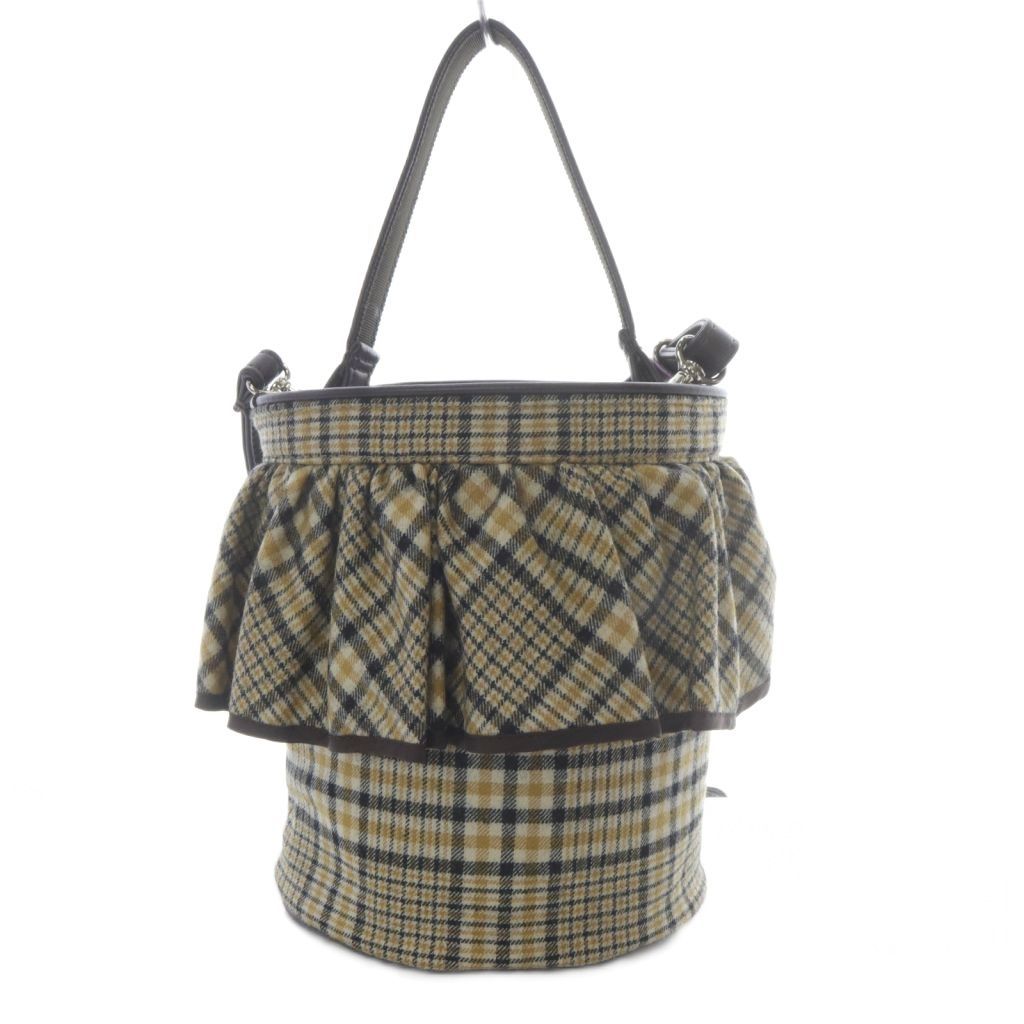 セツコサジテール setsuko sagittaire ネルチェック 2wayショルダー