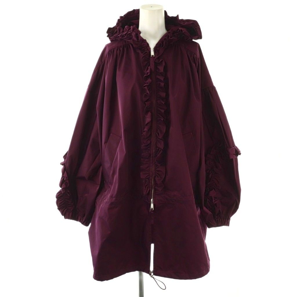 エンフォルド ENFOLD 25AW FRILL BLOUSON ブルゾン フリル ジップ