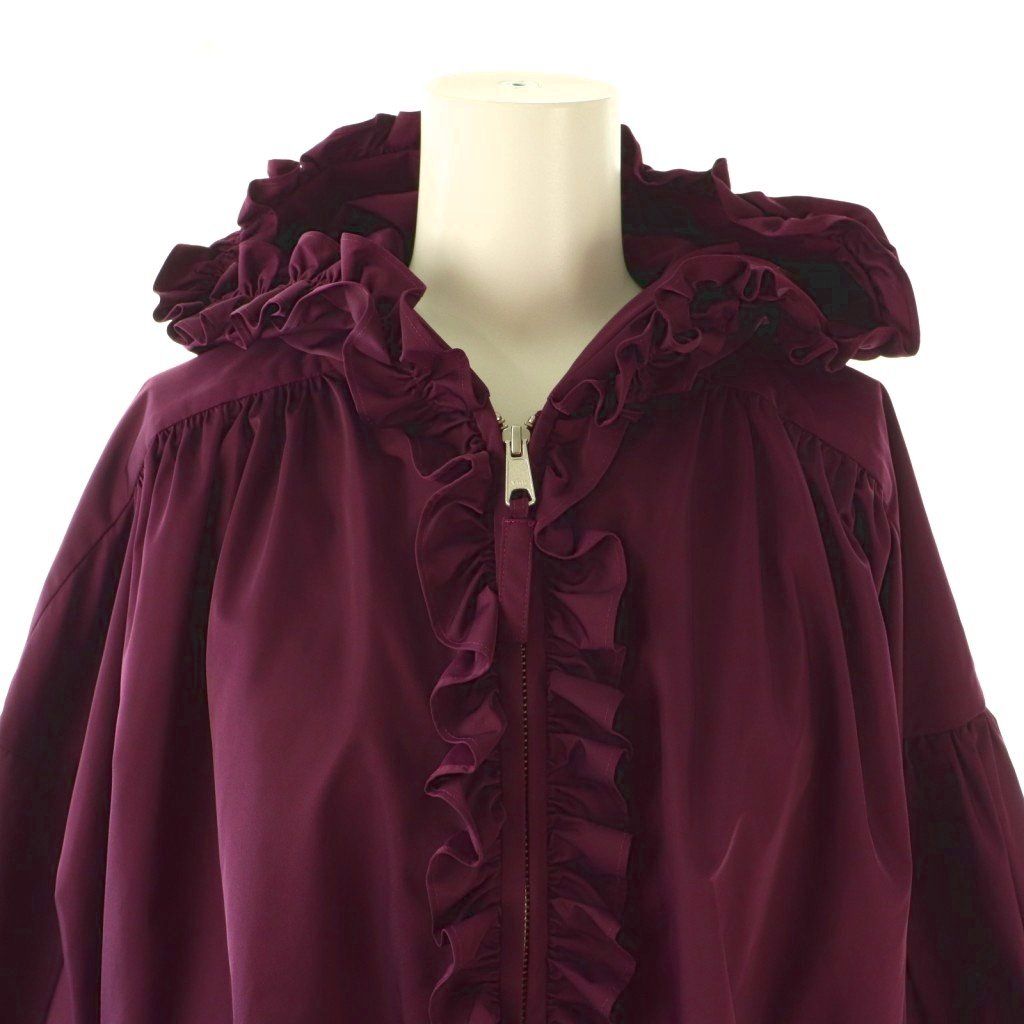 エンフォルド ENFOLD 25AW FRILL BLOUSON ブルゾン フリル ジップ