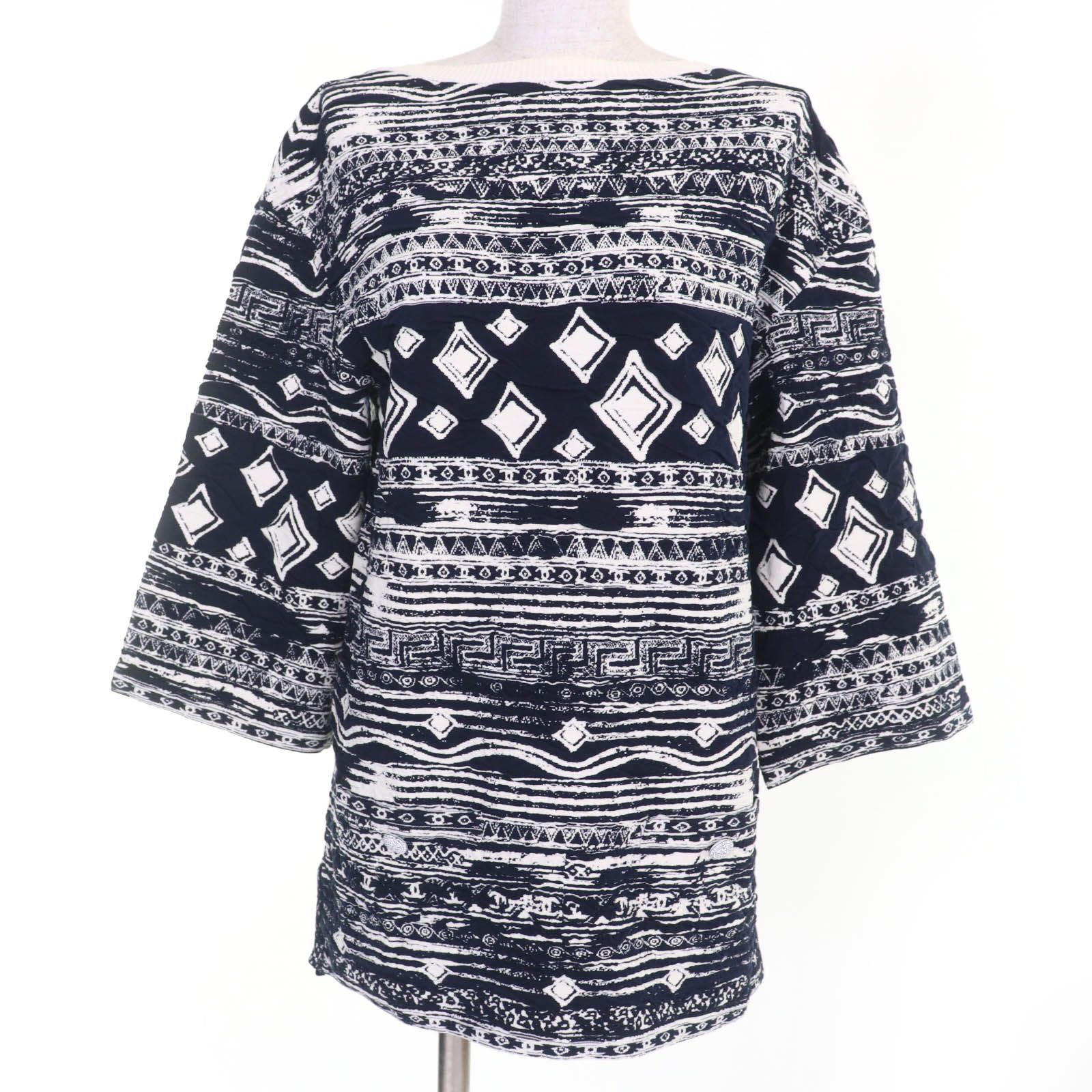 CHANELシャネル ニットチュニック 34 シャネル CHANEL チュニック 7部