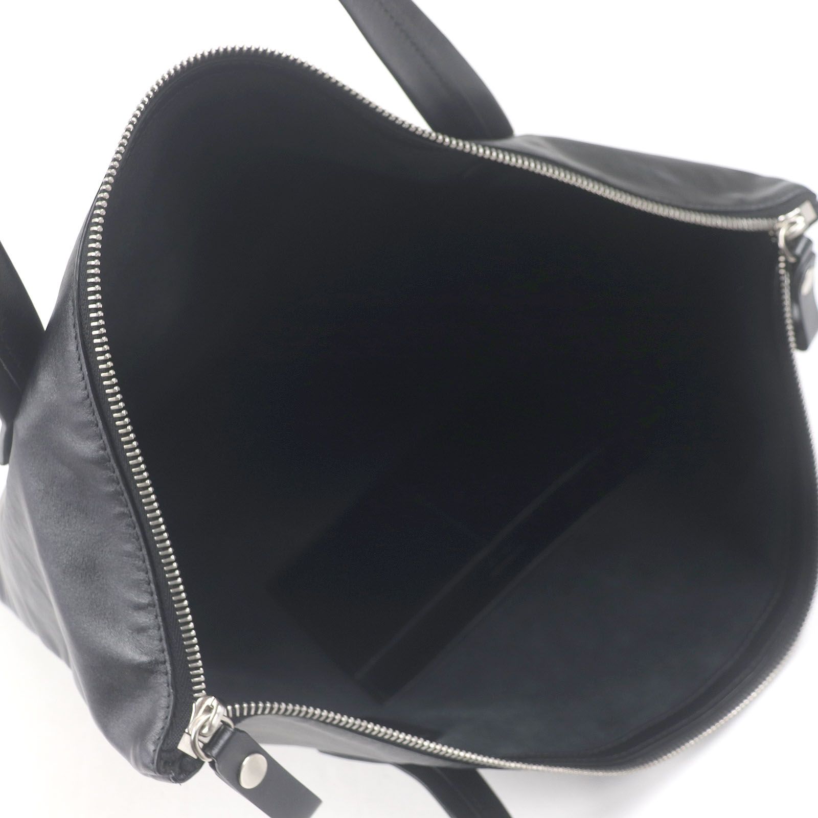 美品□JIL SANDER ジルサンダー FLAT ZIP TOTE ロゴ刻印 オールレザー ハンドバッグ ジップトートバッグ ブラック イタリア製 メンズ 美品□JIL SANDER ジルサンダー FLAT ZIP TOTE ロゴ刻印 オールレザー