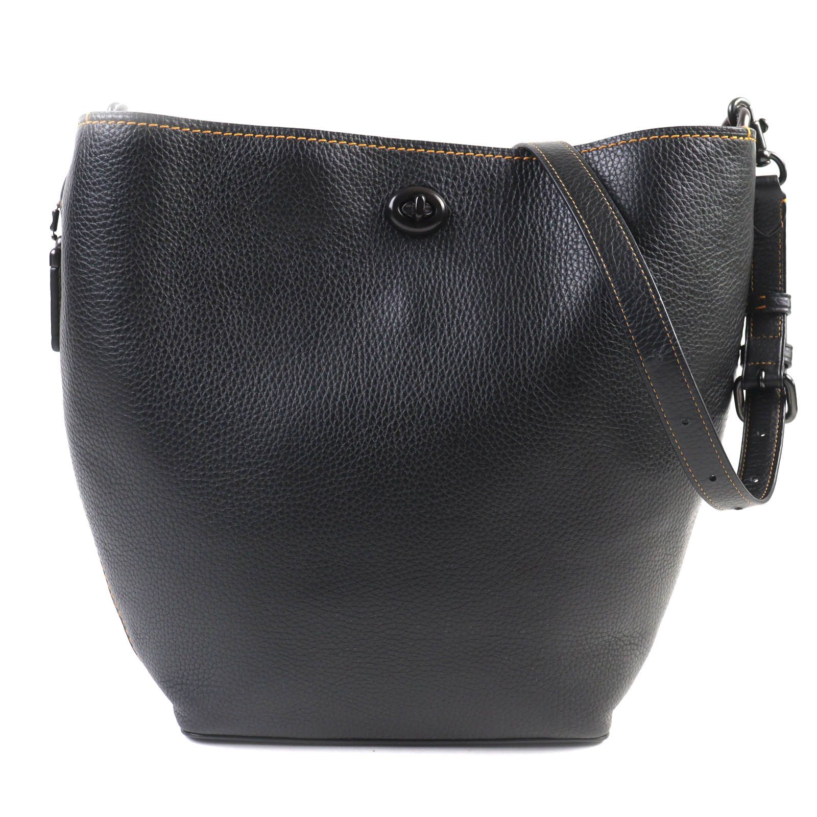 極美品◇COACH コーチ DF-50115 ロゴ入りチャーム付き ターンロック 