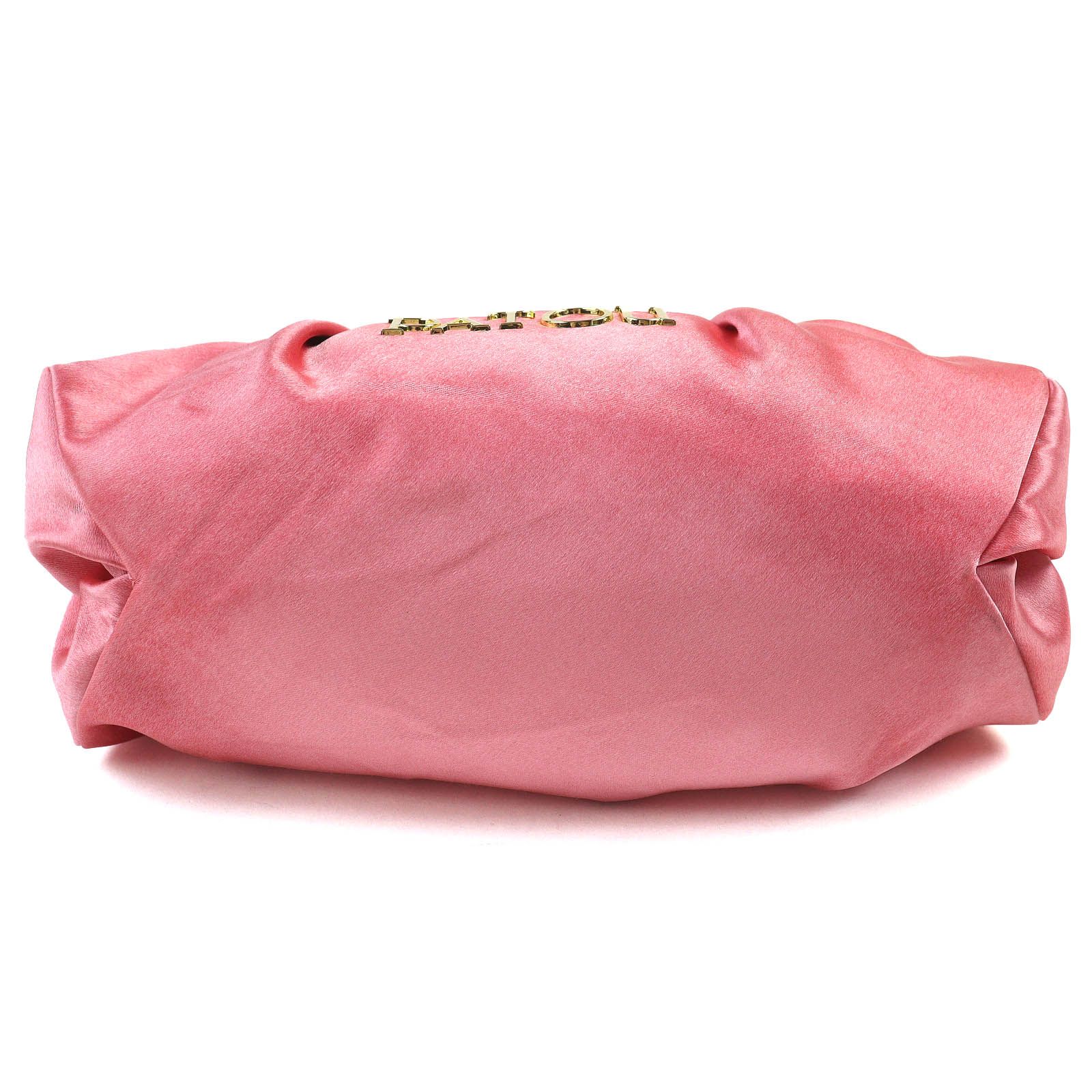 極美品△PATOU パトゥ AC0540159426P Le Biscuit ロゴ サテン ワン