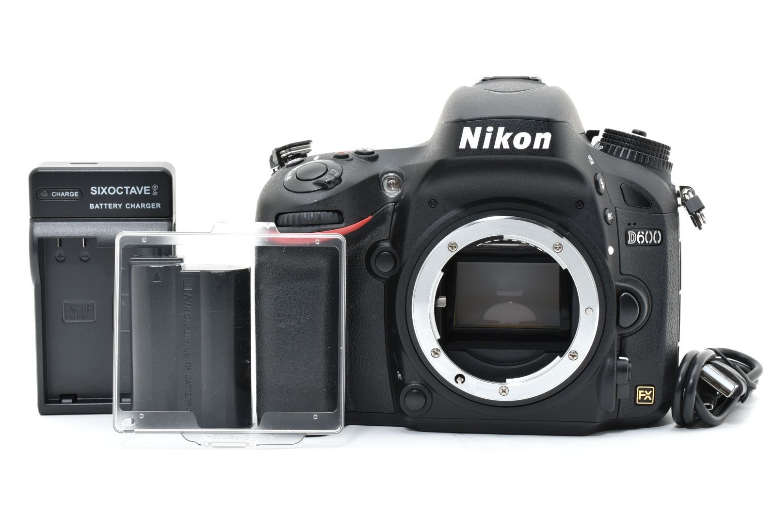 458ショット!! 新品級 Nikon D600 ボディ バッテリーチャージャー