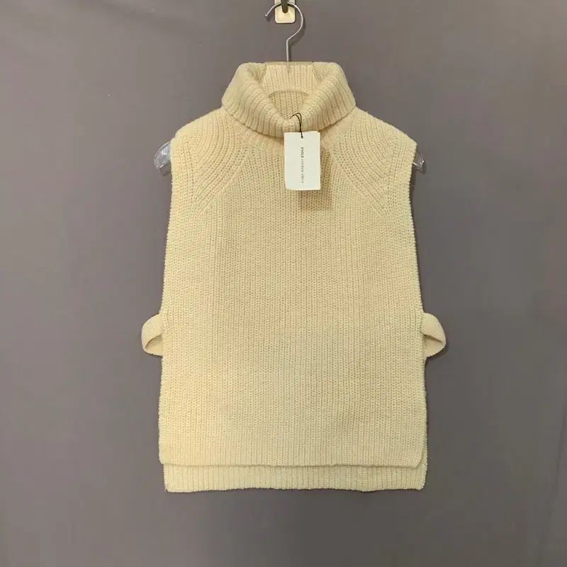 36 Isabel Marant ハイネック アルパカ タートルネック ニット ベスト