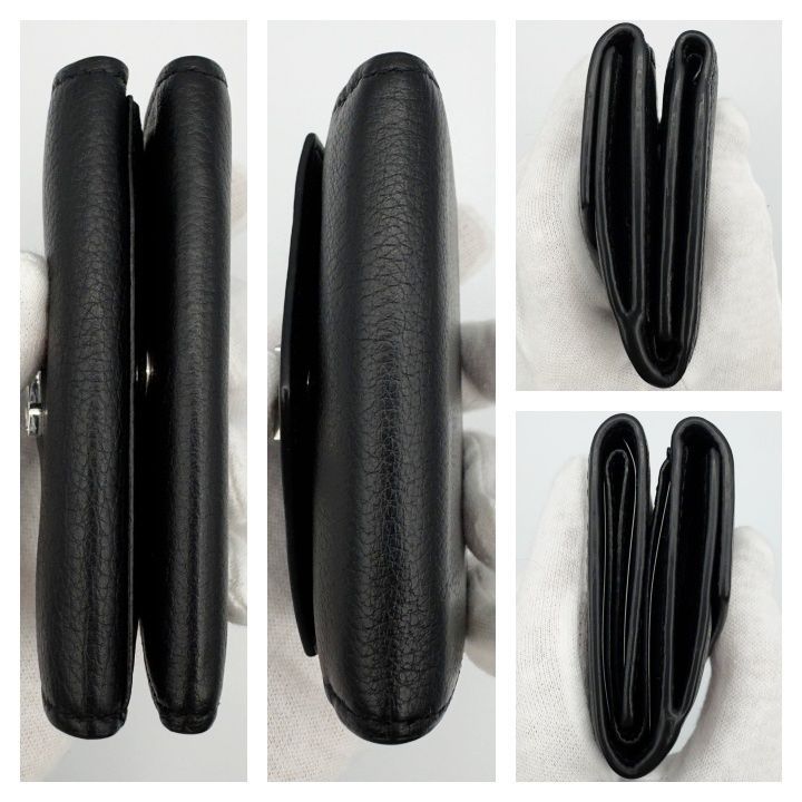 国内正規品　ICチップ内蔵　ヴィトン財布　ポルトフォイユ　ロックミニ　ノワール 国内正規品 最短当日発送 最新ICチップ（RFID）内蔵 ヴィトン財布