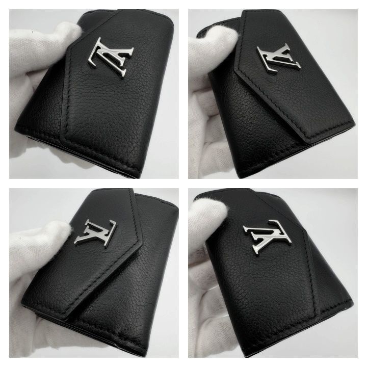 国内正規品　ICチップ内蔵　ヴィトン財布　ポルトフォイユ　ロックミニ　ノワール 国内正規品 最短当日発送 最新ICチップ（RFID）内蔵 ヴィトン財布