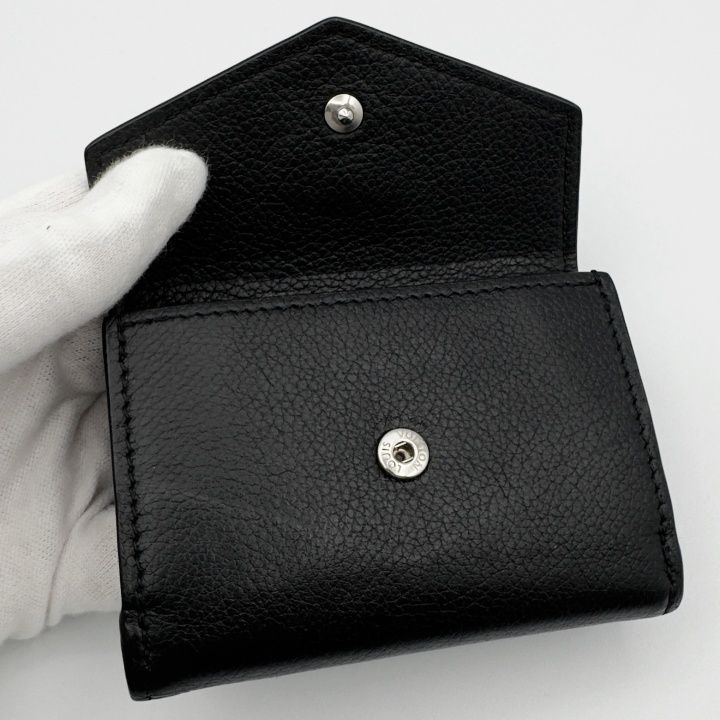 国内正規品　ICチップ内蔵　ヴィトン財布　ポルトフォイユ　ロックミニ　ノワール 国内正規品 最短当日発送 最新ICチップ（RFID）内蔵 ヴィトン財布