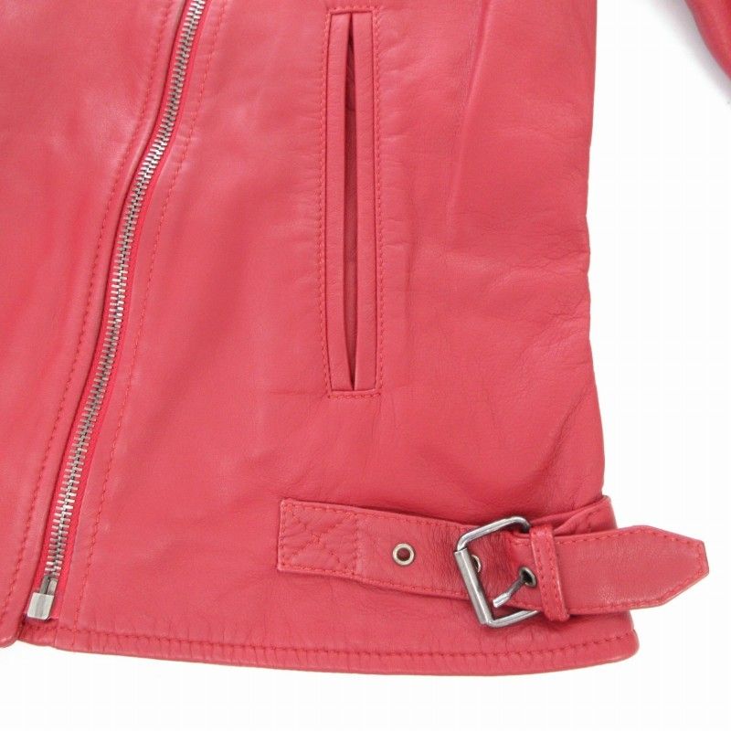 バリー BALLY 美品 ダブルライダース 革ジャン ジャケット ラムレザー