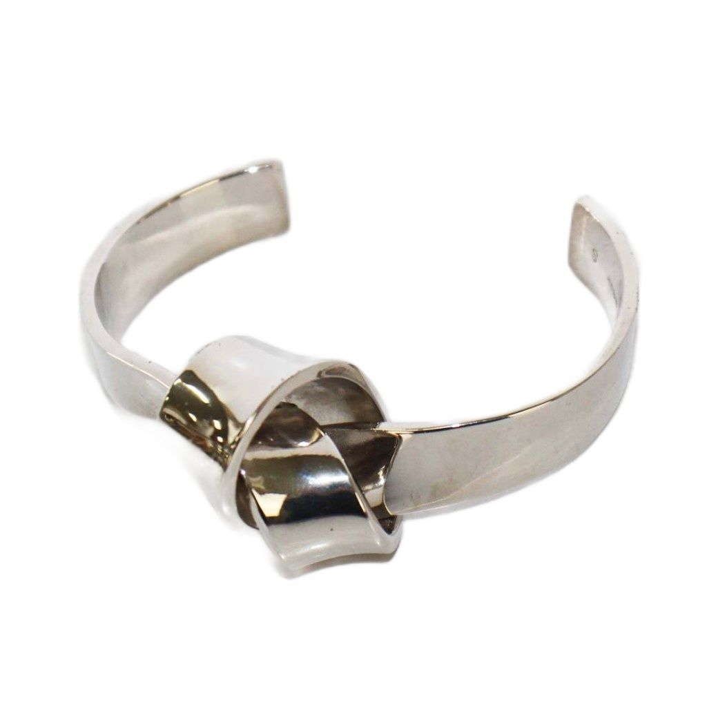 [美品] CÉLINE ノットフラットバングル S セリーヌ CELINE ノットフラットバングル Sサイズ ブレスレット