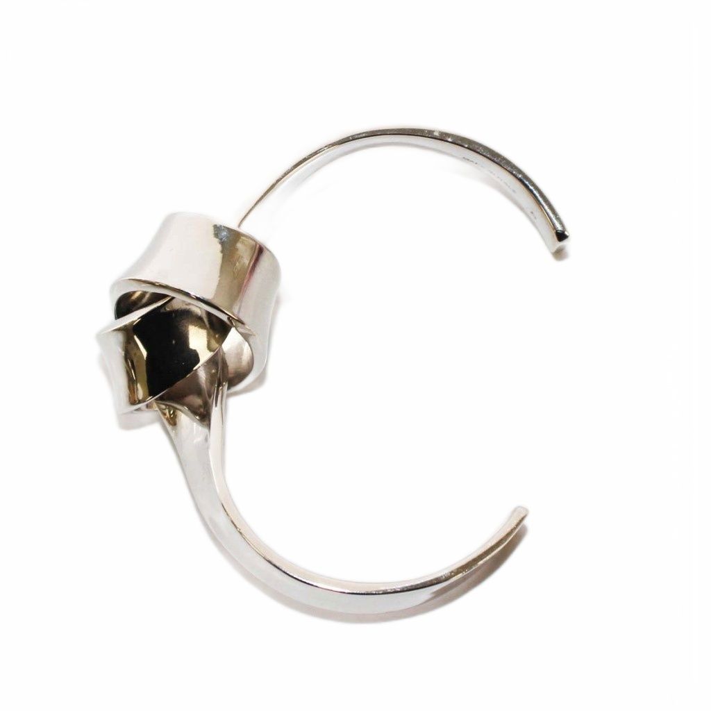 [美品] CÉLINE ノットフラットバングル S セリーヌ CELINE ノットフラットバングル Sサイズ ブレスレット