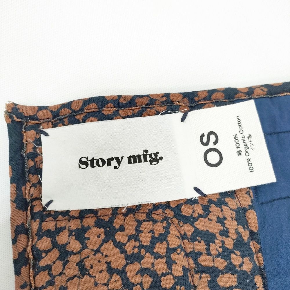 STORY mfg ストーリーエムエフジー Puffer Scarf Star Scraps Ptchwork