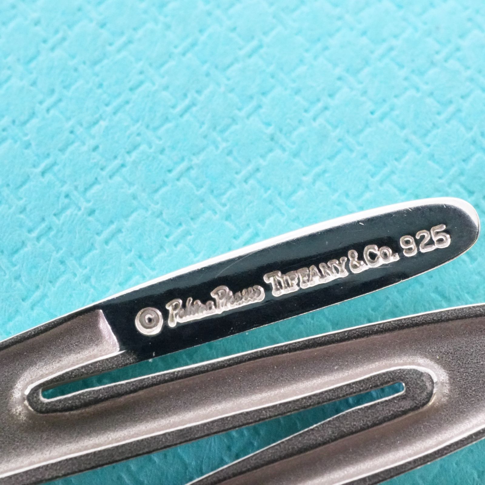 極美品ヴィンテージ ティファニー スクリブル ブローチ シルバー25