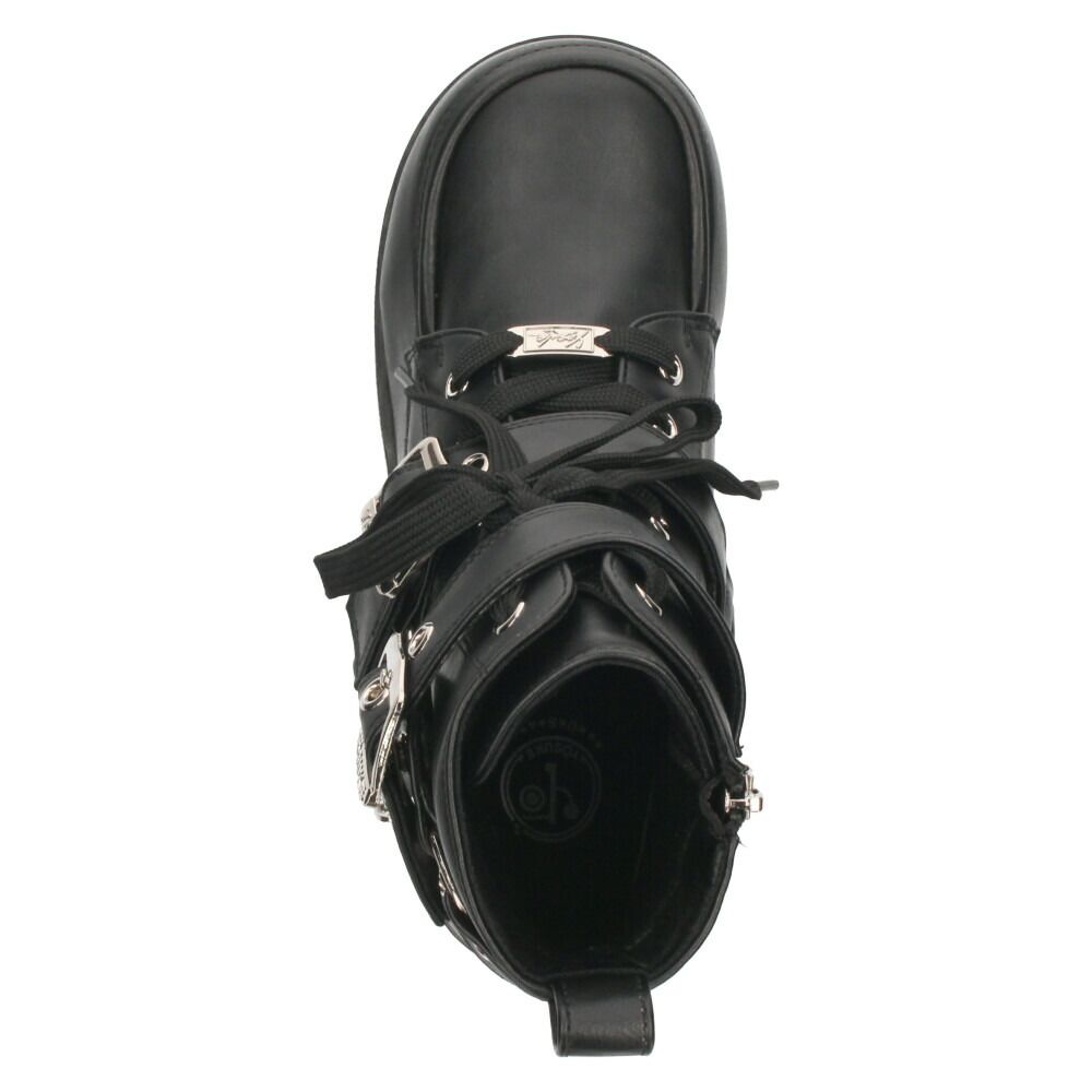 ヨースケ 厚底ブーツ レディース 靴 YOSUKE 4460118 ベルト チェーン