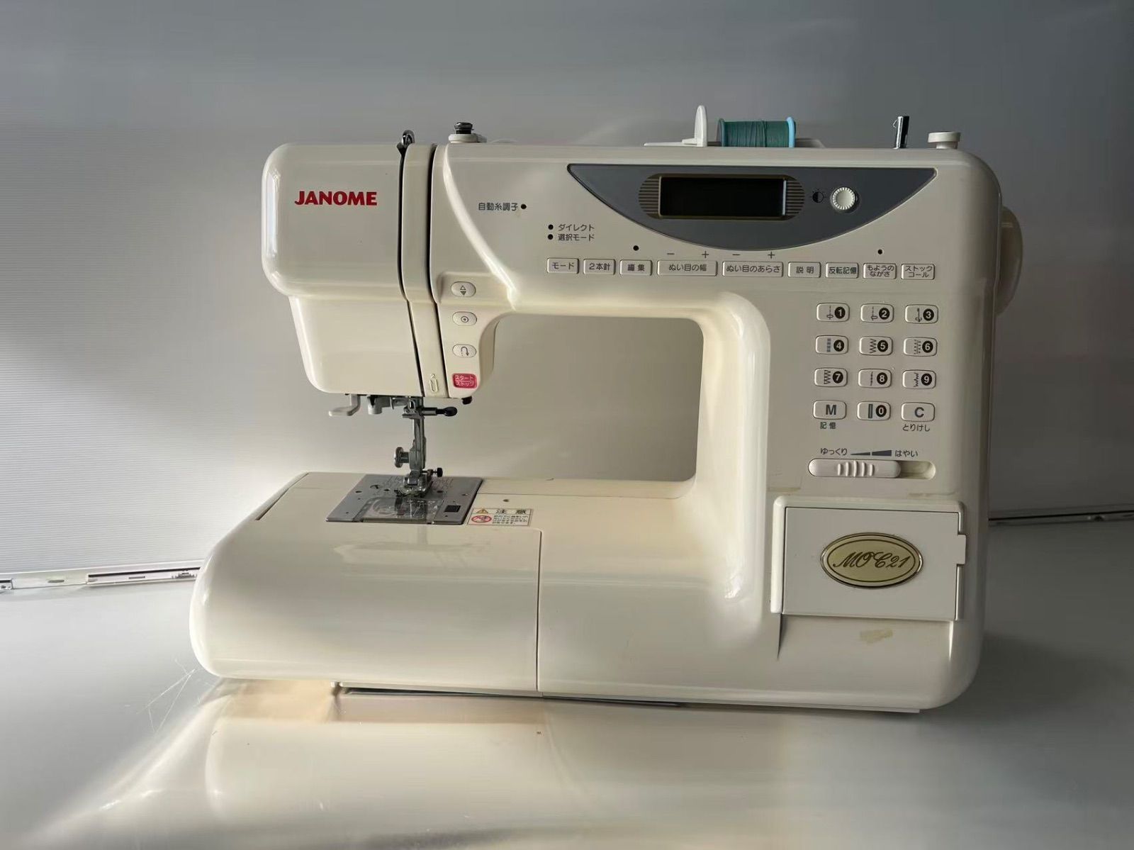 動作确认済 ジャノメコンピュータミシン 皮革 厚物も縫える