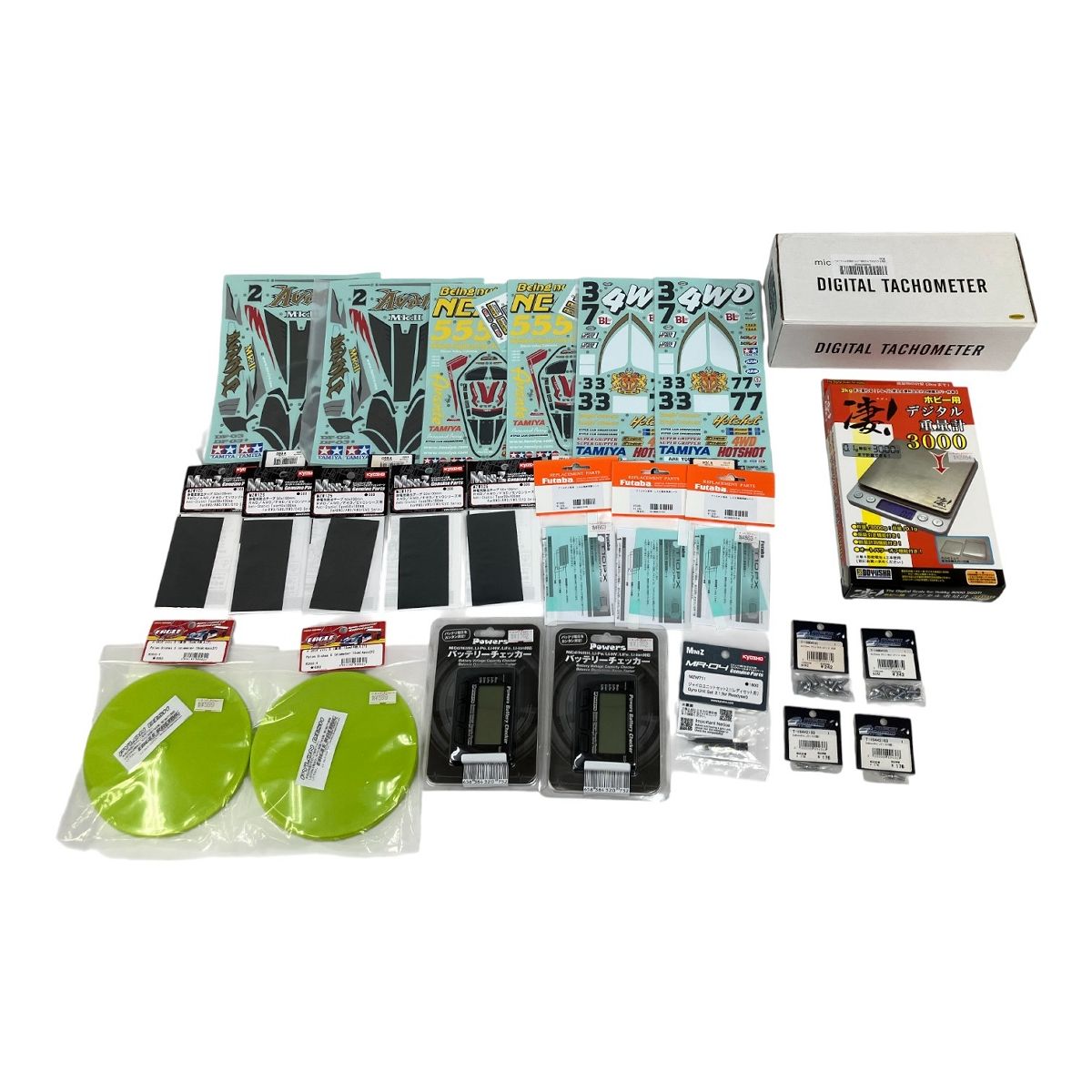 KYOSYO スーパーラジコン等 デジタル回転計 デジタル重量計 ラジコンパーツ プラモデル用工具 まとめ