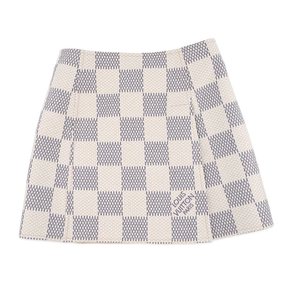 ルイヴィトン スカート ダミエ アズール レディースサイズ40 LOUIS VUITTON