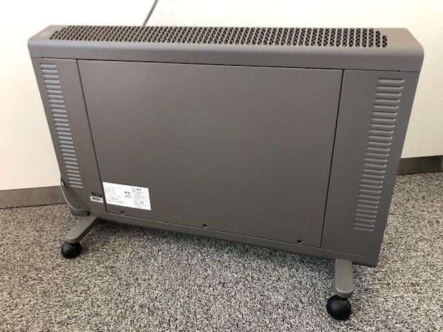 美品】デロンギ コンベクターヒーター グレー 暖房器具 1200W 電気