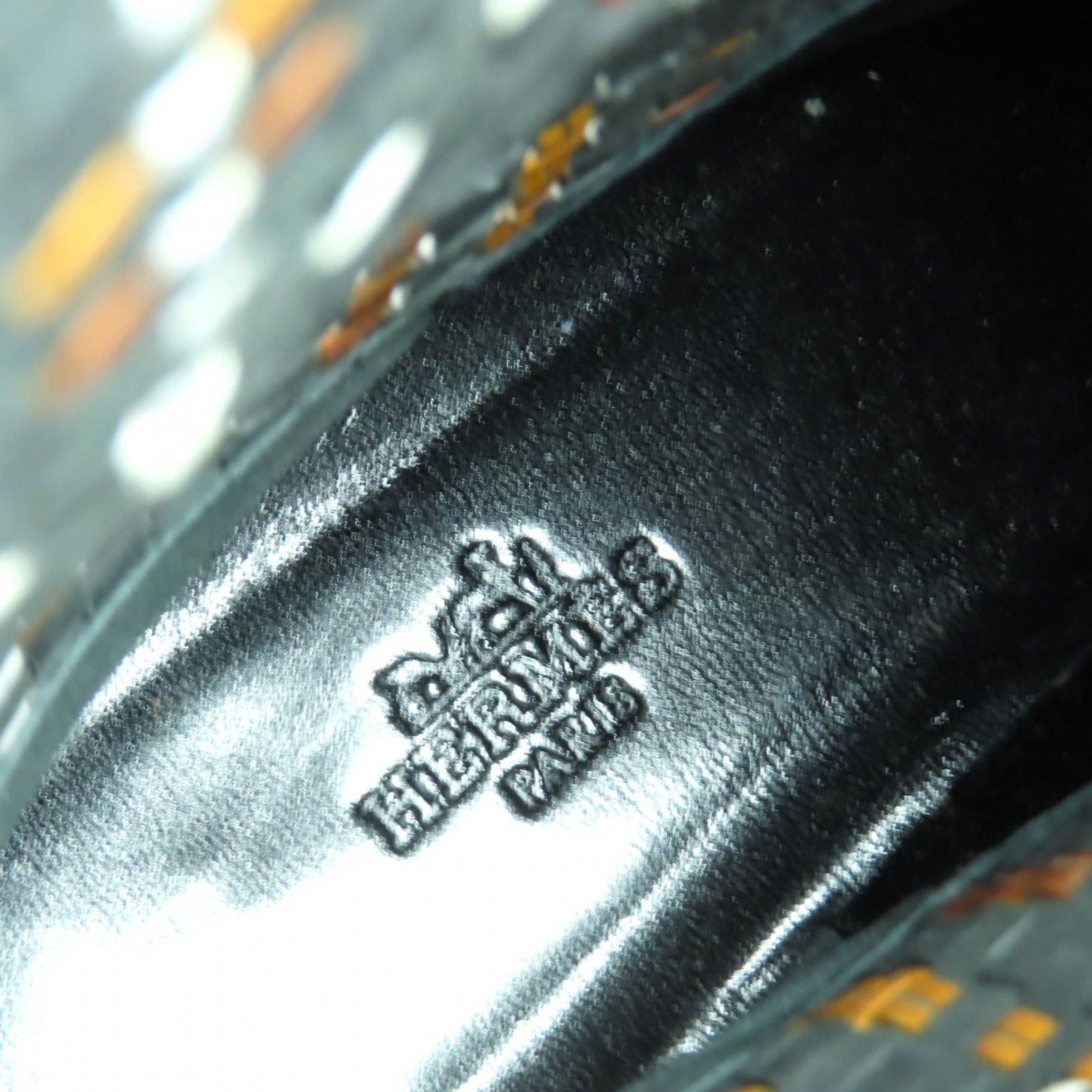 極美品◇HERMES エルメス シルバー金具 セリエボタン 編み込みデザイン