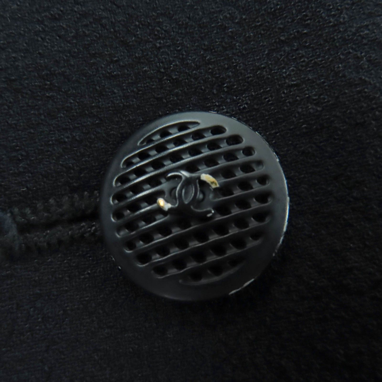 良品☆CHANEL シャネル ヴィンテージ 02P P19491V11195 ウール ココマークボタン ジャケット ブラック 38 フランス製 レディース 良品☆CHANEL シャネル ヴィンテージ 02P P19491V11195 ウール ココ