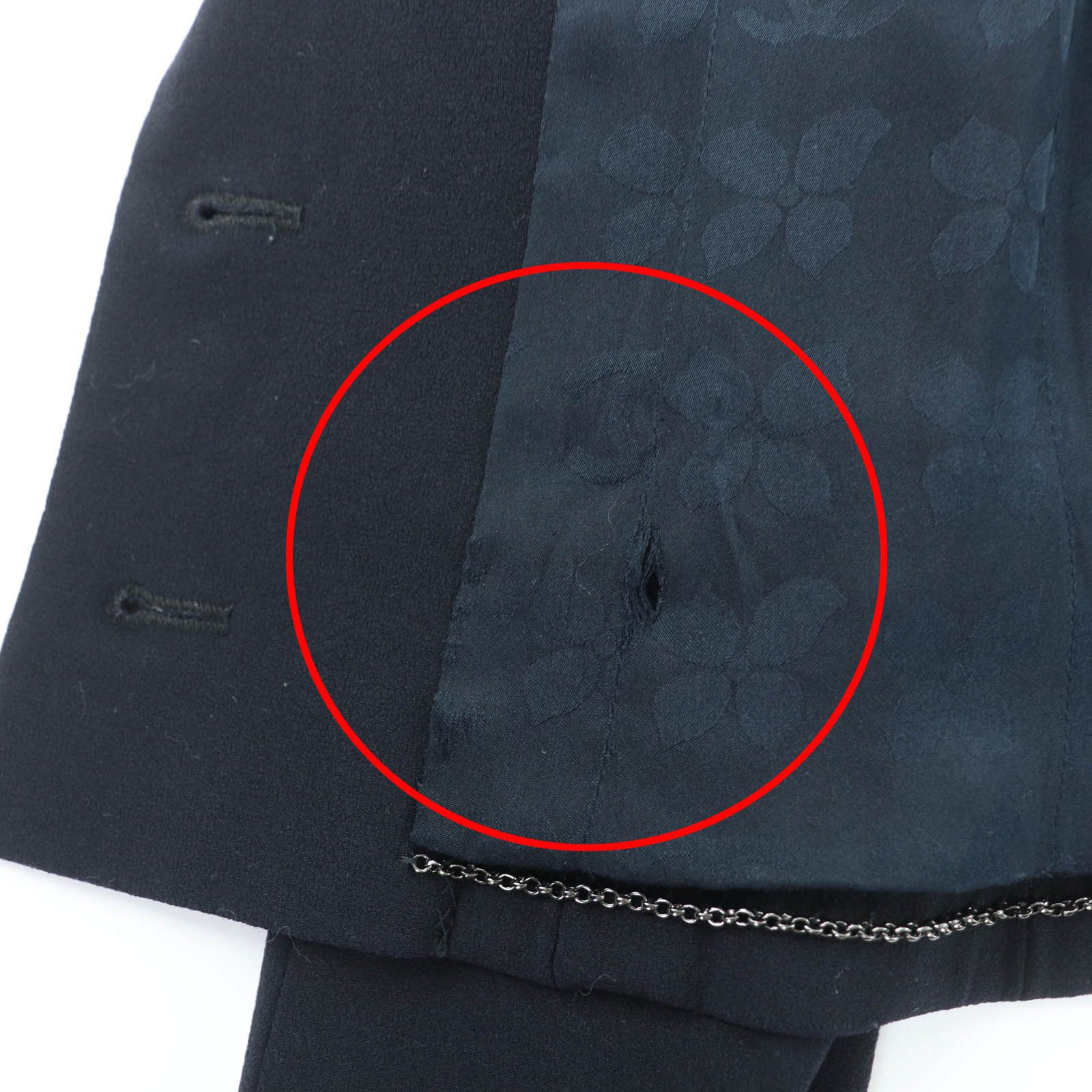 良品☆CHANEL シャネル ヴィンテージ 02P P19491V11195 ウール ココ